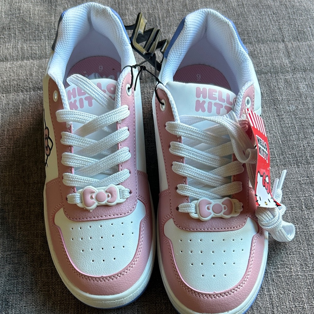 Hello Kitty Pink and White Sneakers for women